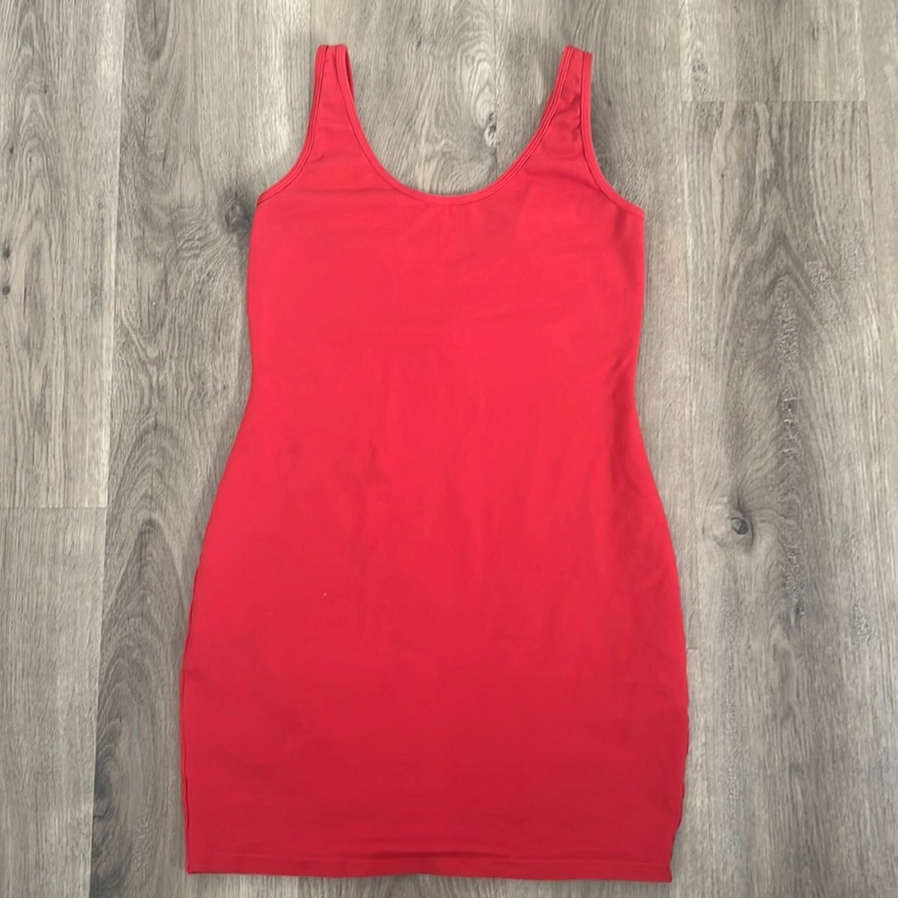 Moda (M) Tank Dress Red